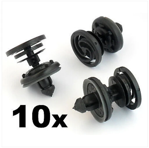 10x For Audi Interior Door Card & Trim Panel Mounting / Fastener Clips