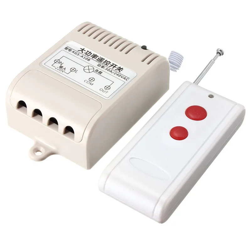 DC 12V 30A 1CH Wireless RF Remote Control Switch Transmitter Receiver Remote Control 315MHz