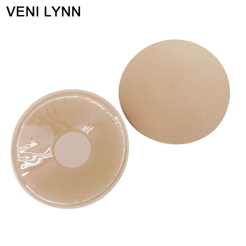VENI LYNN Cloth Nipple Cover Round Pasties Self Adhesive Breast Petals