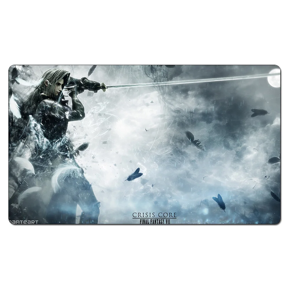 

Final Fantasy 7 Sephiroth Playmat Board Games TCG Play Mat,Custom Design Rug Table Game Pad with Free Playmat Bag