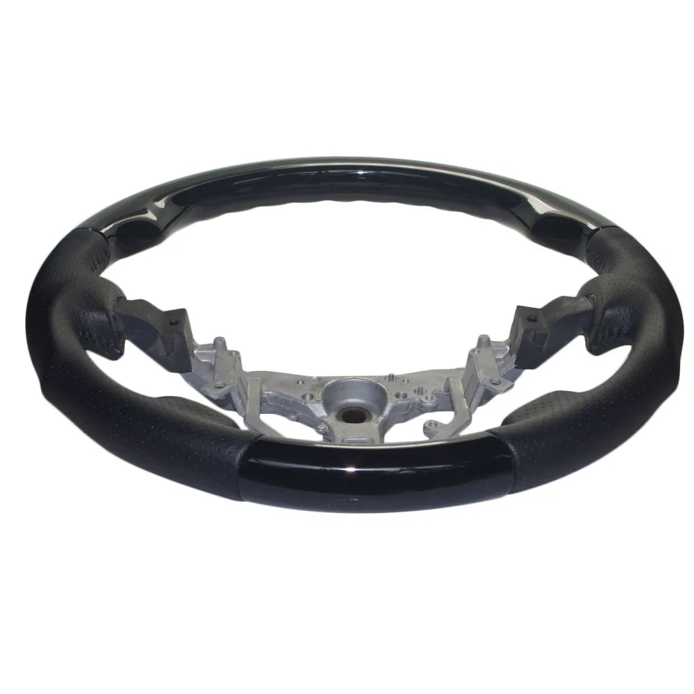 Пианино черный кожаный спортивный руль для 08 15 Toyota Land Cruiser LC200 FJ200 202 Sequoia Tundra 2014 2018