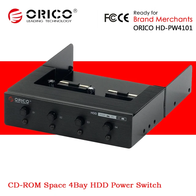 orico hd pw4101 4bay hdd hard disk drive power switch switcher