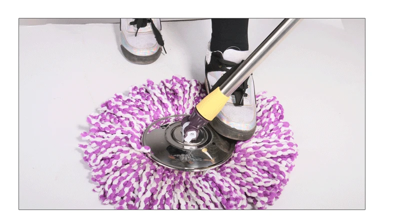Бытовые инструменты для уборки 360 градусов вращающаяся Швабра швабра и Швабра голова в случайном цвете
