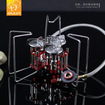 

5800W Portable Three Burners Stove Aluminum & Stainless Outdoor Camping Split Gas Stove Foldable Butane Furnace BL100-B6-A