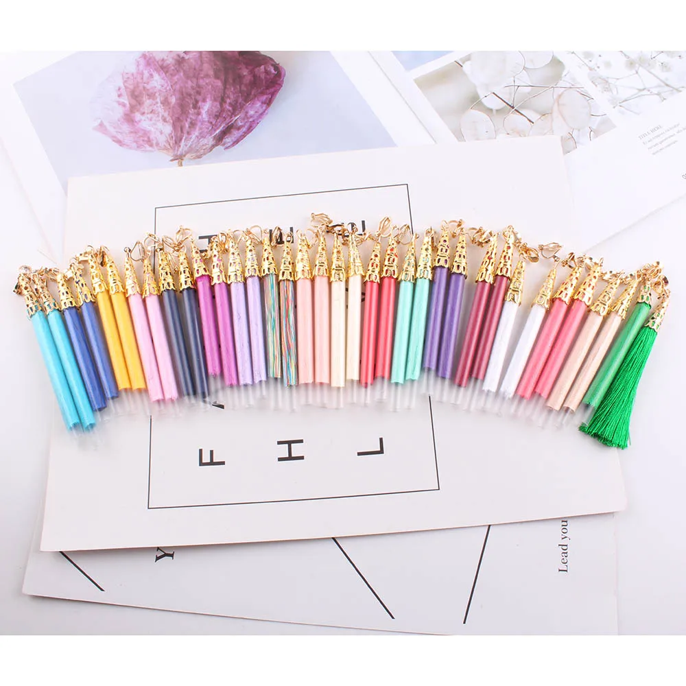 Bohemia Ethnic Long Tassel clip on earrings Women Brand Jewelry Geometric Alloy Plating Simple Dangle Without Pierced Ear Clip ear clip earrings clip earrings ear clip ear accessories