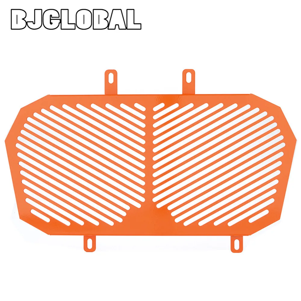 

BJGLOBAL CNC Motorccle Radiator Bezel Guard Cover Grill Grille Protector Water Tank Guard Net For KTM DUKE 125 200 Orange Black