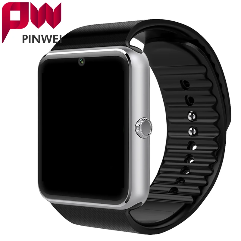 PINWEI Smart Watch GT08 Плюс Smartwatch Часы Синхронизации Notifier Поддержка Sim-карты Bluetooth Android