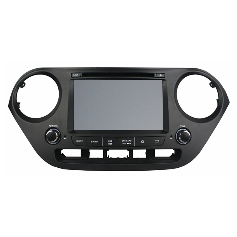 Excellent HaiSunny 4GB RAM Octa Core Android 8.0 Car DVD GPS Multimedia Player For Hyundai Grand i10 2014 2015 Radio 5