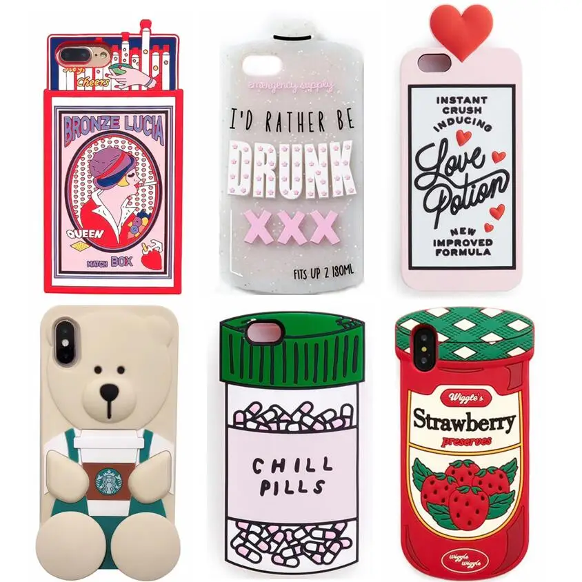 

Urban Beautiful Gift Stylish Popular Fashion Glitter Quotes Flowers Soft Silicone Case for iPhone XS Max XR X 8 6 6S 7 Plus