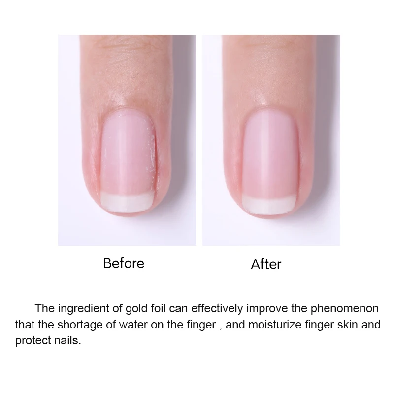 BORN PRETTY Nail Care Essence 6ml Gold Foil Treatment Cuticle Oil Feet Care Nails Edge Protection Liquid