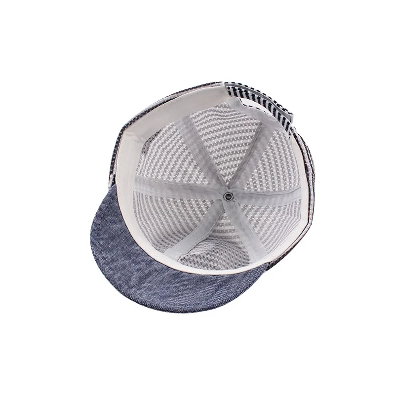 Fashion Striped Baby Cap For Boys Mesh Breathable Summer Cap Star Girls Baseball Cap 6-24M Toddler Summer Baby Boys Clothing (27)