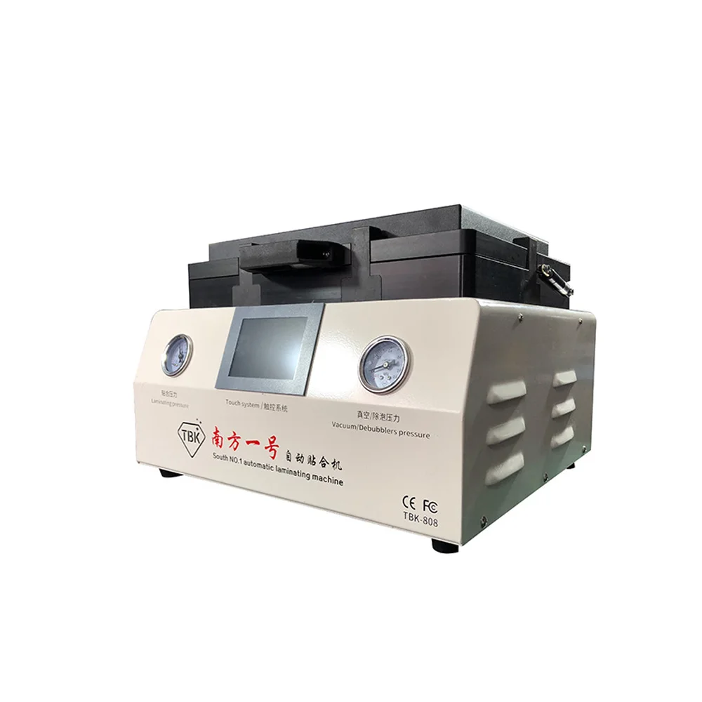 TBK-808 OCA Vacuum Laminating Machine Automatic Bubble Removing Machine For LCD Touch Screen Repair With Automatic lock Gas