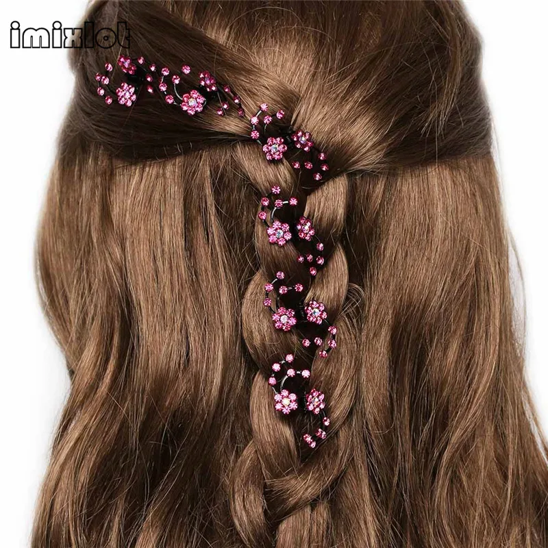 Imixlot 2017 New Arrival Promotion Plant Trendy 6pcs/pack Wedding Bridal Women Mini Headwear Snowflake Clips Flower Accessories Imixlot 2017 New Arrival Promotion Plant Trendy 6pcs/pack Wedding Bridal Women Mini Headwear Snowflake Clips Flower Accessories