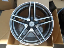 4 peças Gunmetal Máquina Rosto jantes em Liga Leve Jantes IPW W828-2