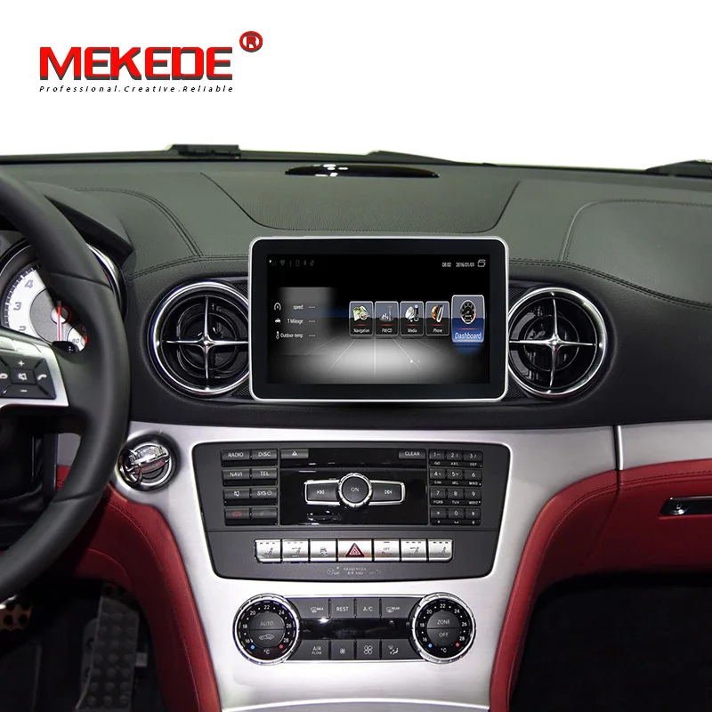 Flash Deal MEKEDE 4G lte Car Multimedia Player Android 7.1 Car DVD radio player For Benz SL Class W230 2013-2016 3G RAM 32G ROM BT wifi 2