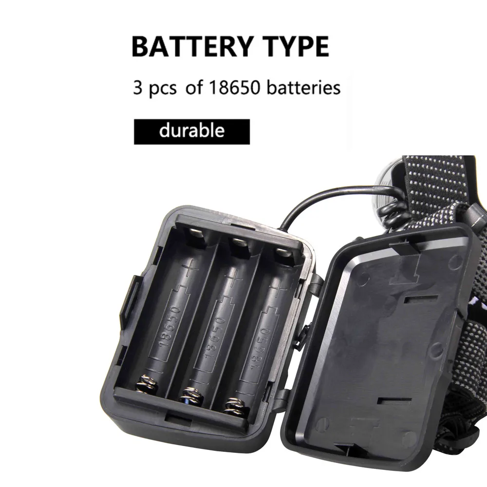 Светодиодный налобный фонарь 18650 XHP70.2 XHP70 мощный USB с увеличением светодиодный для
