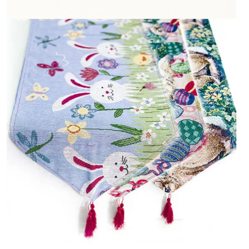 

Easter Decoration table flag Easter egg rabbit diy table decoration