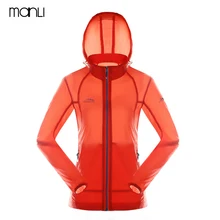 MANLI унисекс тонкий раздел быстросохнущая дышащая куртка для мужчин и женщин Спорт на открытом воздухе бег Кемпинг Туризм кожа пальто велосипедная куртка