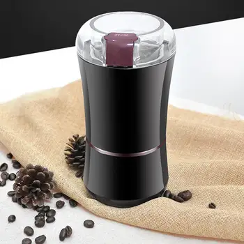

Portable Mini Household Electric Coffee Grinder Kitchen Salt Pepper Grinder Beans Spices Nuts Seeds Coffee Bean Grind Machine