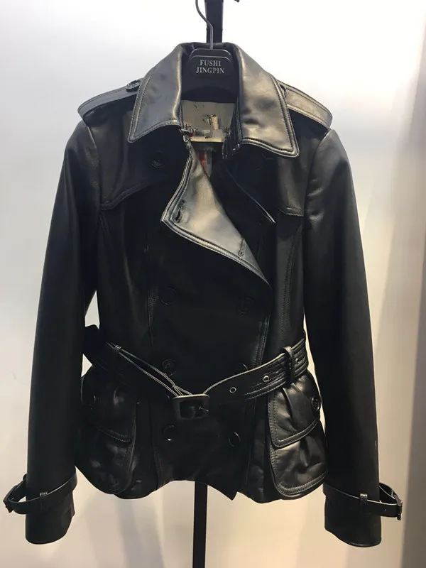 

20190 Skinny sheepskin jacket for women free shipping