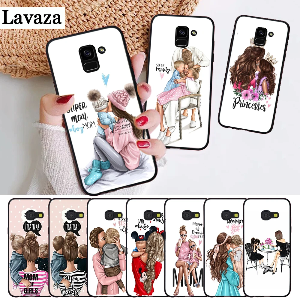 

Lavaza Mom and baby Special Offer Luxury Silicone Case for Samsung A3 A5 2016 2017 A6 Plus 2018 A7 A8 A9 A10 A30 A40 A50 A70 J6