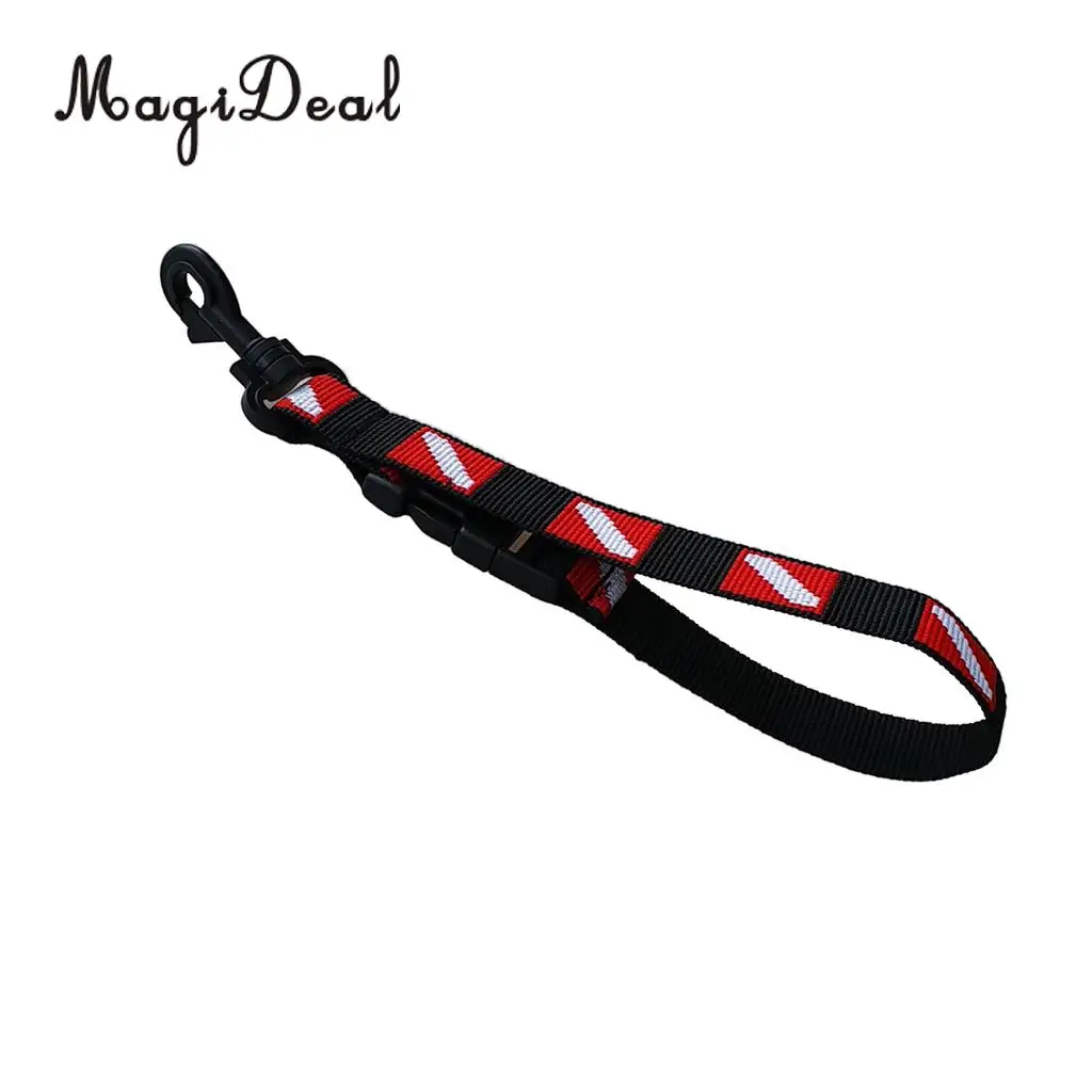 MagiDeal Scuba Diving Diver Swimming Fin Mask Camera Torch Holder Lanyard Webbing Strap Belt Clip - Durable & Compact
