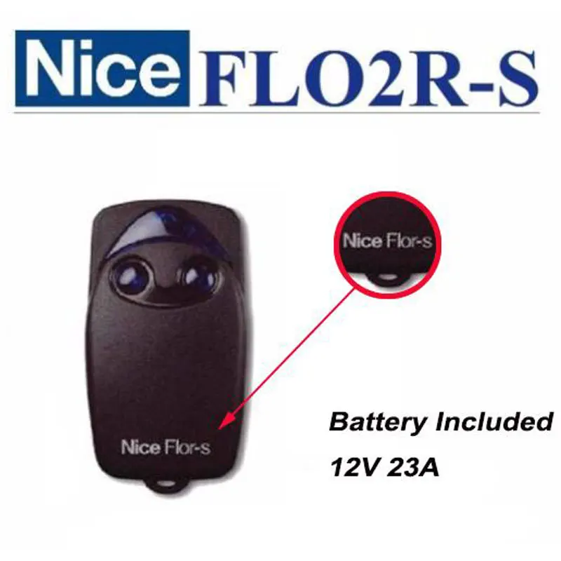 

Wholesale DHL shipping --100pcs Nice FLO2R-S compatible rolling code transmitter automatic door /garage door remote control
