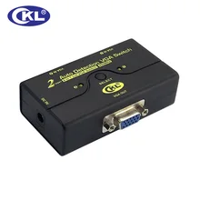 2017 New CKL-21A 2 Port Auto VGA Switch 1 Monitors 2 Computers Switcher