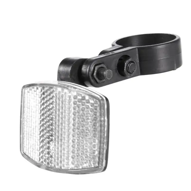 Bicycle Bike Wheel Safety Spoke Plsatic Reflector Reflective Mount Clip