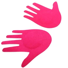 Женский сексуальный опыт 1 пара(2 шт) наклейки для груди в форме руки Одноразовые самоклеющиеся наклейки на соски