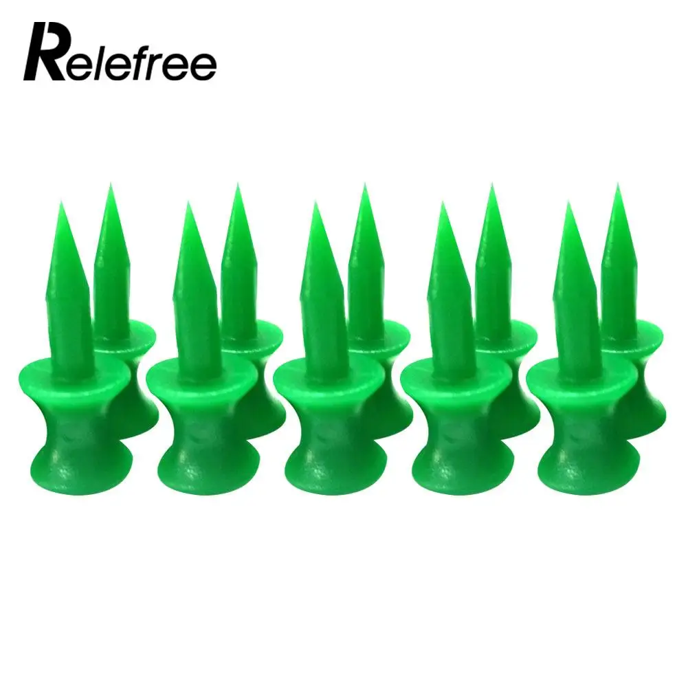 

100Pcs Outdoor Sports Double-deck Red Golf Tees For Glof Club Training 30MM