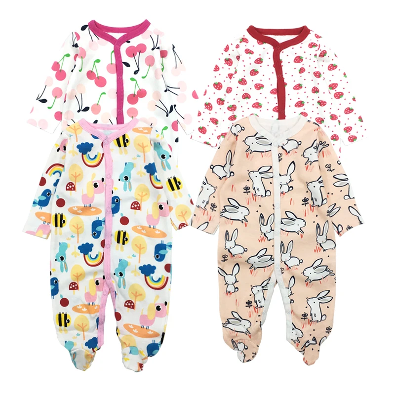 Newbron 2018 invierno de manga larga mamelucos de bebé conjunto de Mono para niñas bebé niña mameluco ropa bebé bebe