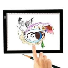 LED Tracing light Box Board Artist Tattoo A4 Drawing Pad Table Stencil Display 840004