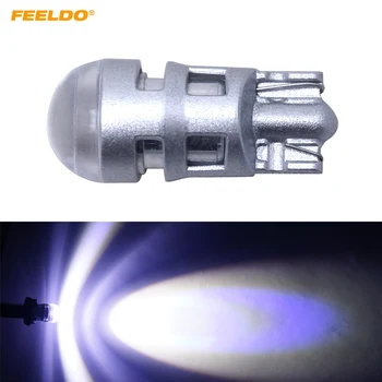 

FEELDO 50Pcs White T10 194 W5W 3030 1LED With Lens Car License Plate Parking Lights Side Lamp Bulb LED Source Light #HQ950