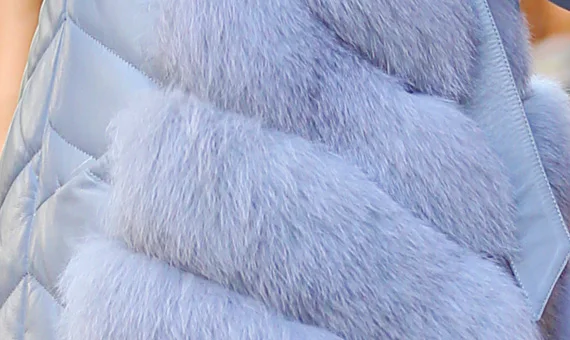 Женская куртка из натуральной кожи, пуховик, зимняя куртка для женщин, шуба из натурального Лисьего меха, корейское длинное пальто из овчины X241400MYM18193 MY1905