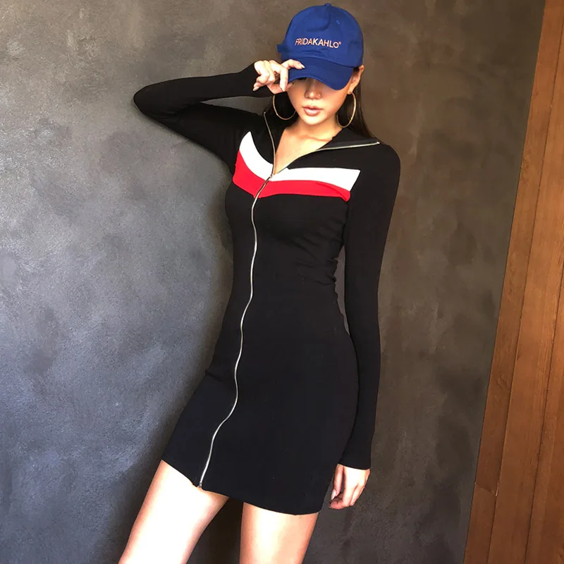 Женское сексуальное черное платье Vestidos Осень Зима Vadim повседневное модное с