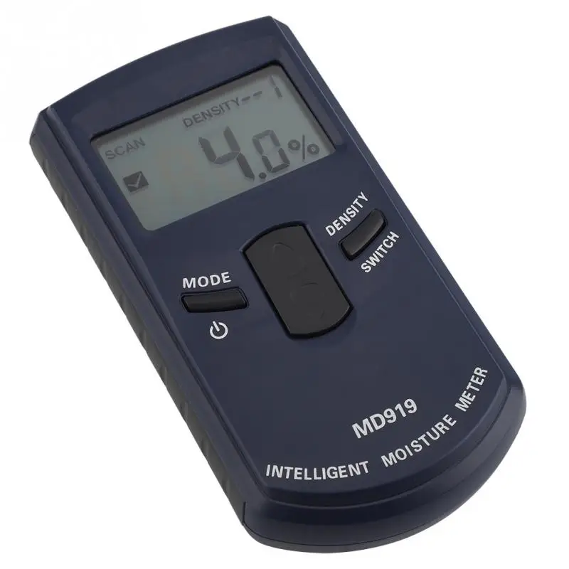 

MD919 Digital LCD Wood Moisture Meter Detector Timber Humidity Tester Inductive Wood Hygrometer Testing Tools 4%~40% RH New