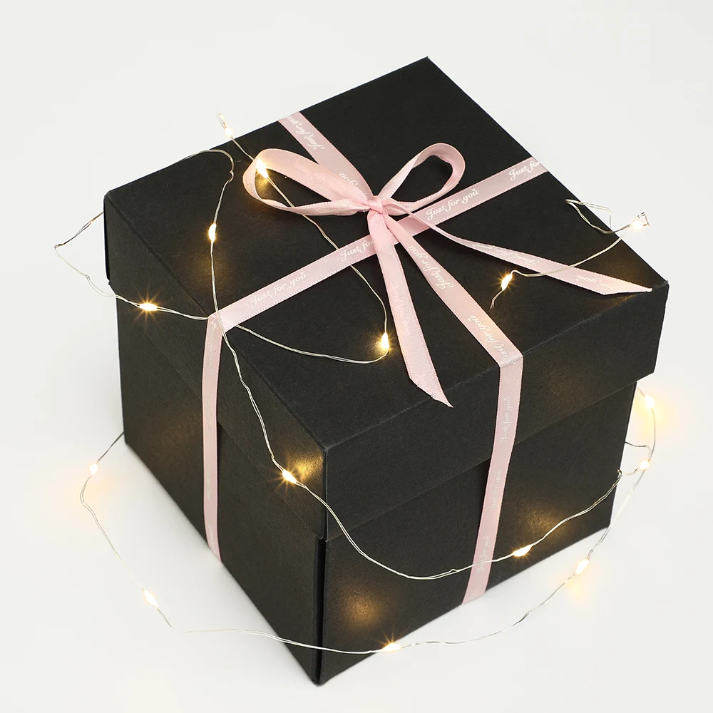 20 шт печать фотографий DIY Love Explosion Box Подарочная Свадебная коробка День рождения Фотоальбом на юбилей день Святого Валентина