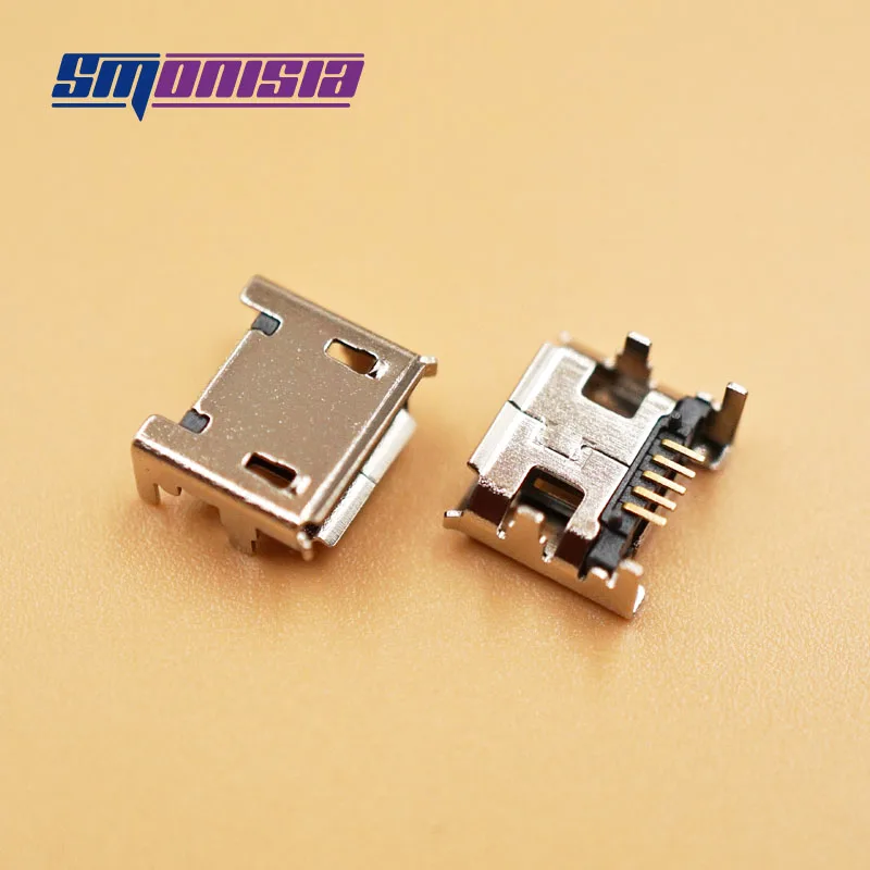 

Smonisia Micro USB Charge Socket for LENOVO MIIX 10 Tablet Replacement 4 feet DIP 5-pin SMD for Acer Iconia B1Tab A500
