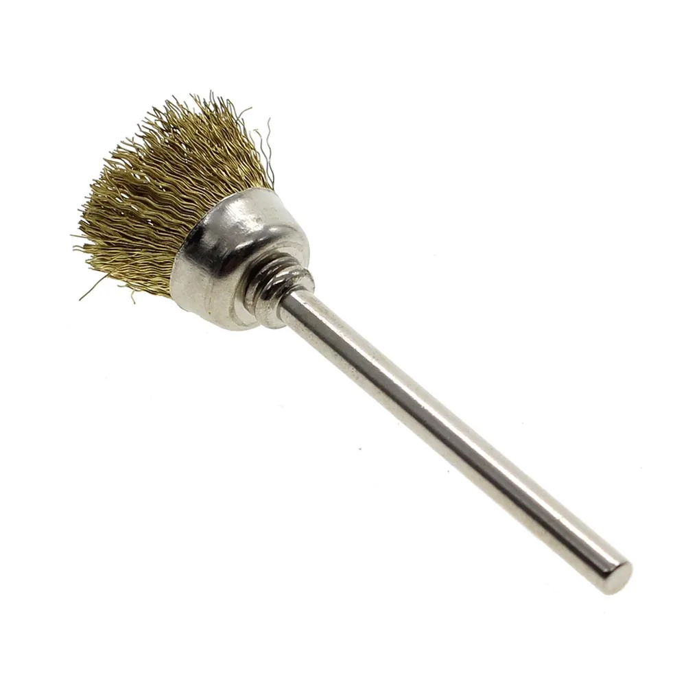 5Pcs Steel Wire Cup Shape Brush Electric Grinder Rotary Tool Polished