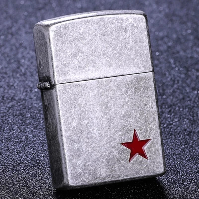 38*58 мм CCCP СССР бензиновая Зажигалка Ветрозащитная старинная Серебряная