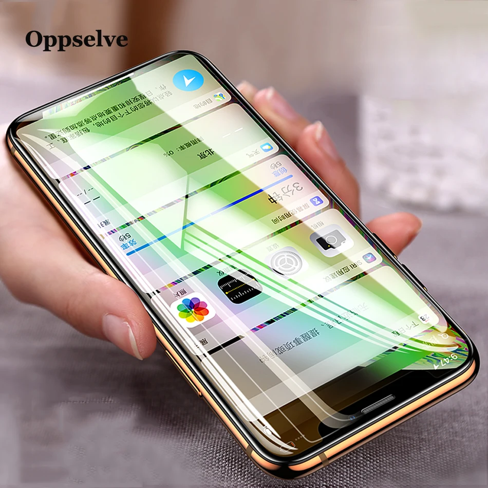 

3D 0.23mm Screen Protector For iPhone XS Max XR X Tempered Glass Front Full Cover Toughened Glass Film For iPhone 8 7 6 6S Plus