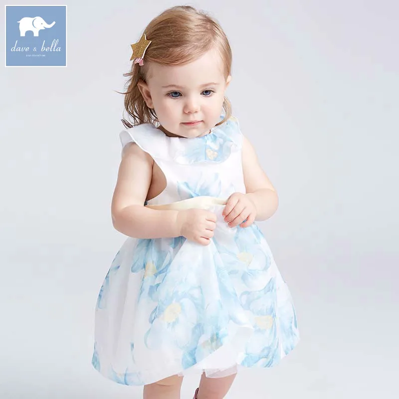 Db7189 Dave Bella Summer Girls Princess Floral Dress Children