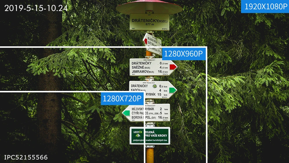 分辨率对比图