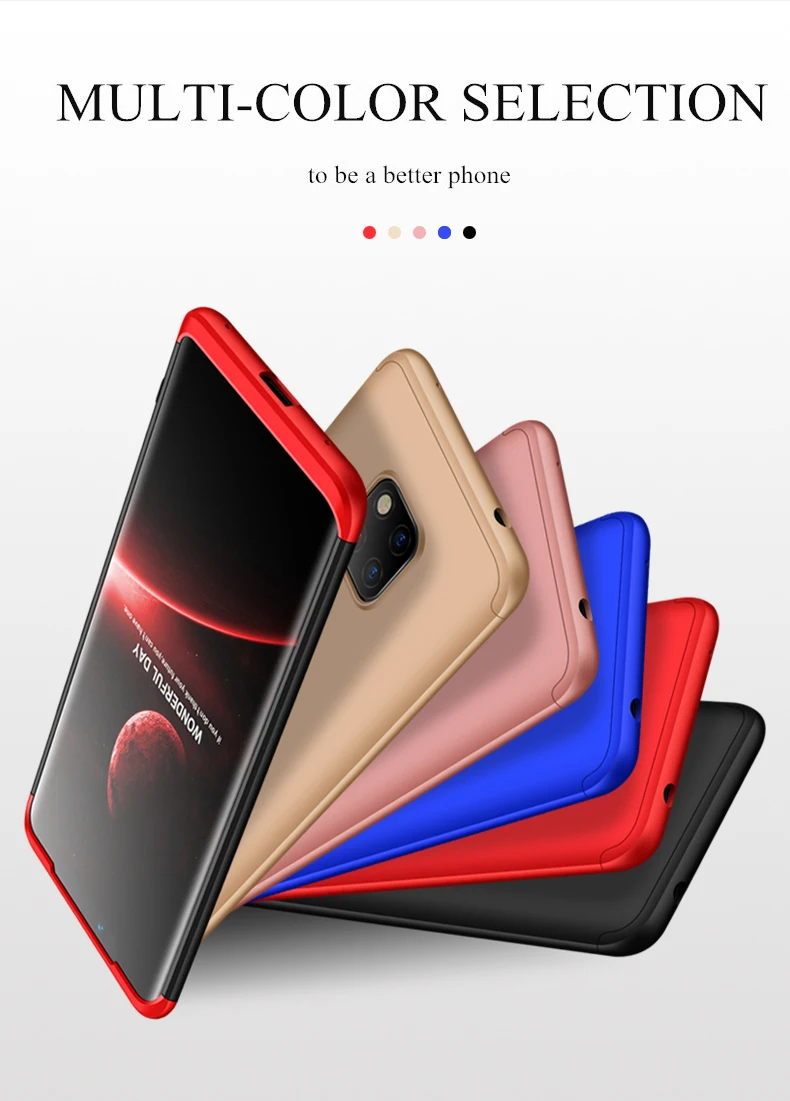 10 шт. 360 градусов полный чехол для huawei mate 20 Pro 10 Lite Nova 4 3 3i 2i 2 Plus чехол для телефона 3 в 1 Жесткий PC защитный чехол