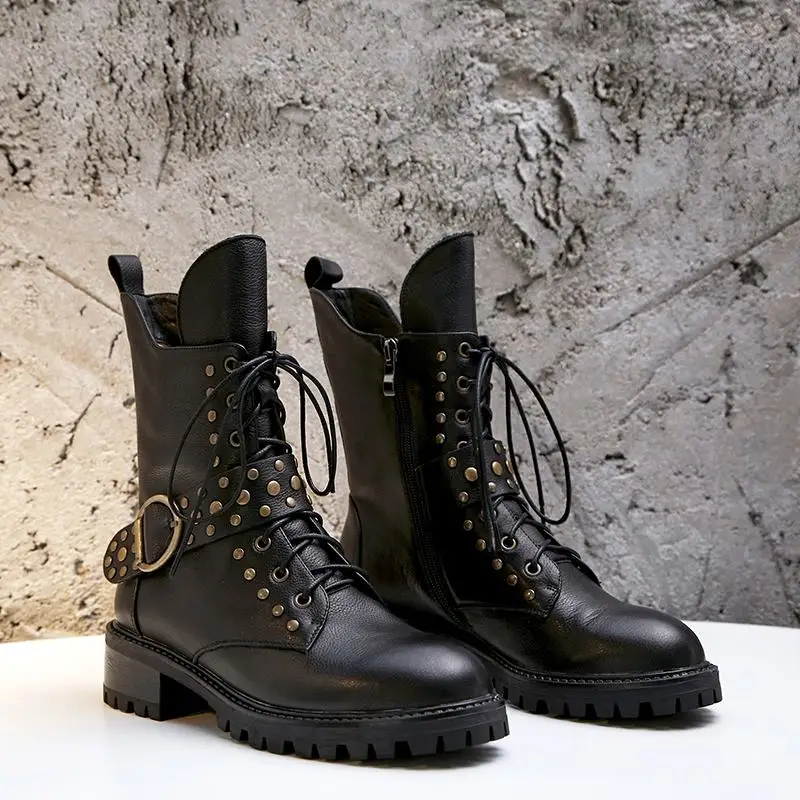 steel toe girl boots