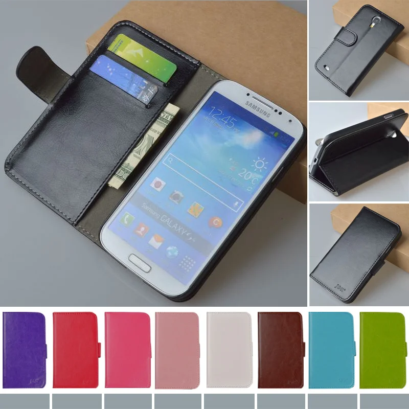 Флип Ретро из искусственной кожи чехол для samsung Galaxy S4 SIV I9500 Бизнес Стиль