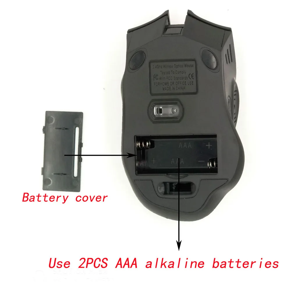 Hot-sale MOSUNX Computer Wireless Game Mouse 1600 DPI Wireless Gaming Mouse For PC Laptop Gifts Wholesale YE3.4
