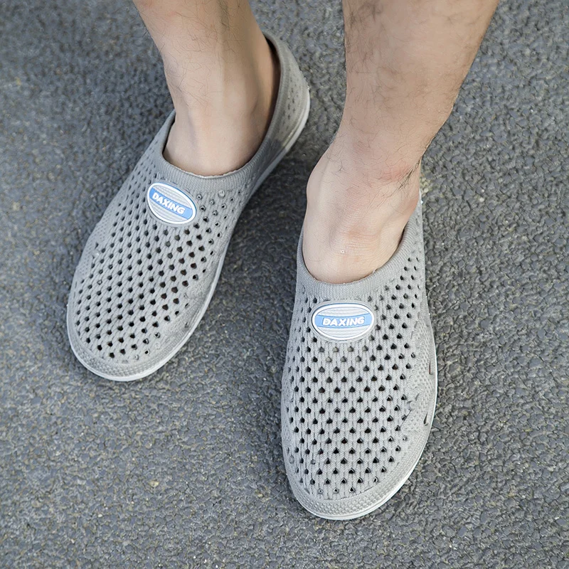 HoYeeLin/мужская водонепроницаемая обувь с вырезами, без шнуровки, летняя уличная пляжная обувь на плоской подошве, для плавания, для бассейна