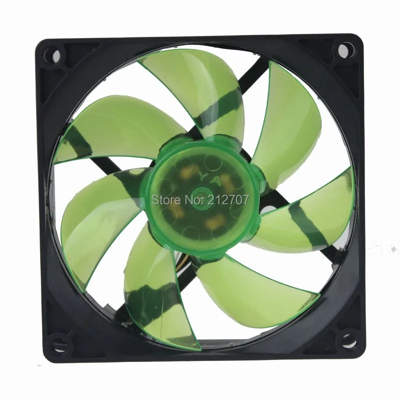 92mm led fan green 9
